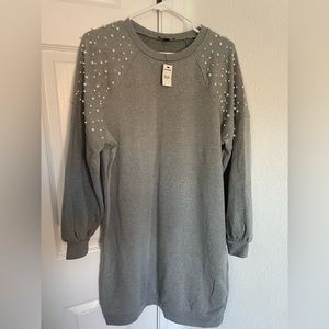 Express Pearl Sweater Dress